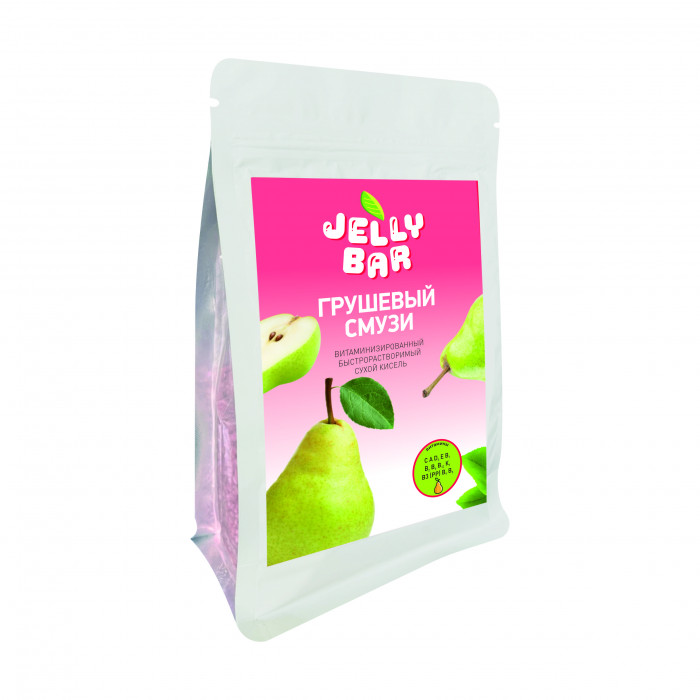 Кисель со вкусом Грушевый смузи JellyBar 400 г.